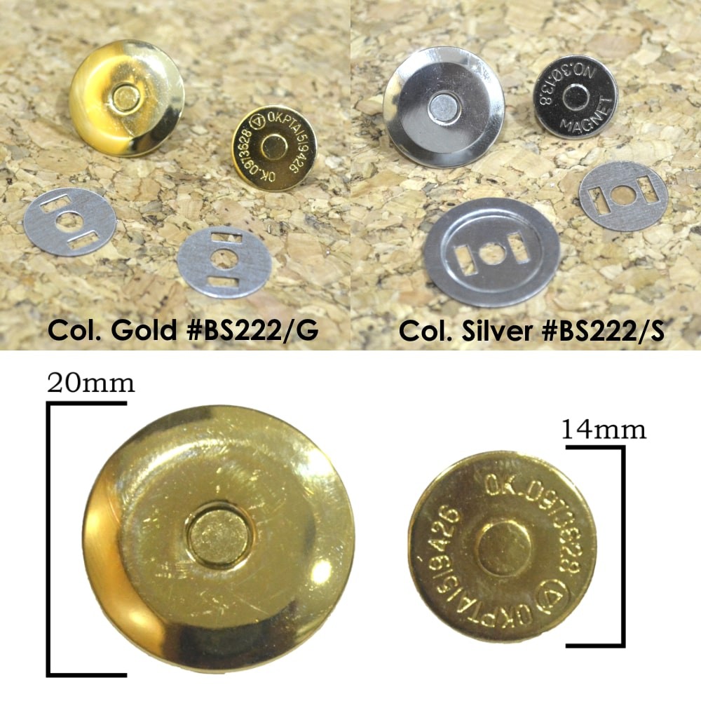 20mm Flat Button